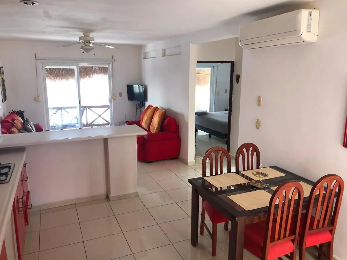 Playa Mamita Old Style Seaview Penthouse For 4 Apartment Playa del Carmen Mexico