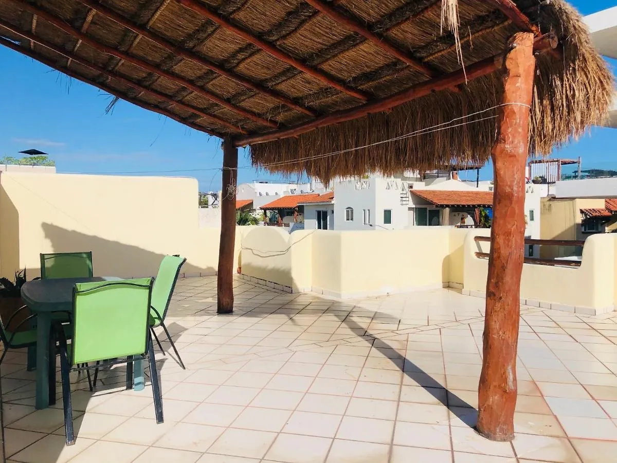 Playa Mamita Old Style Seaview Penthouse For 4 Apartment Playa del Carmen